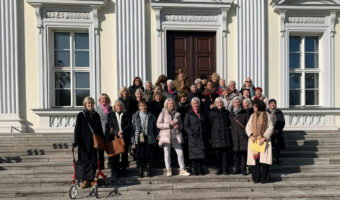 Besuch in Schloss Bellevue
