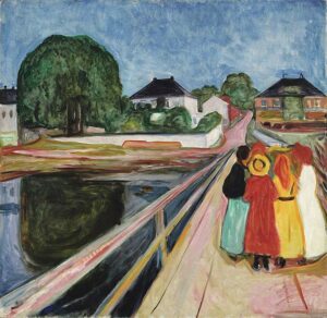 Edvard Munch: Mädchen auf der Brücke